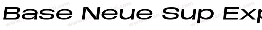 Base Neue Sup Exp Black字体转换